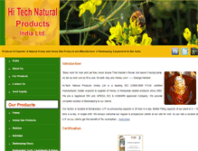 Tablet Screenshot of hi-technaturalproducts.com